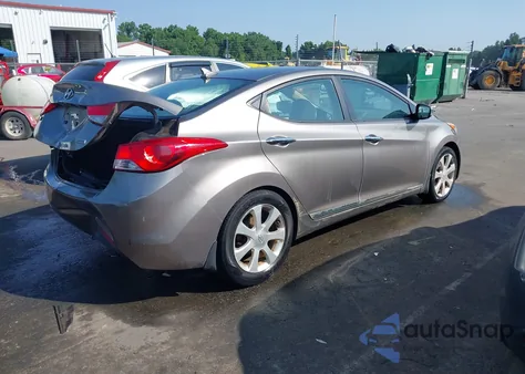 2013 Hyundai Elantra Limited from USA, damaged, VIN 5NPDH4AE5DH173601